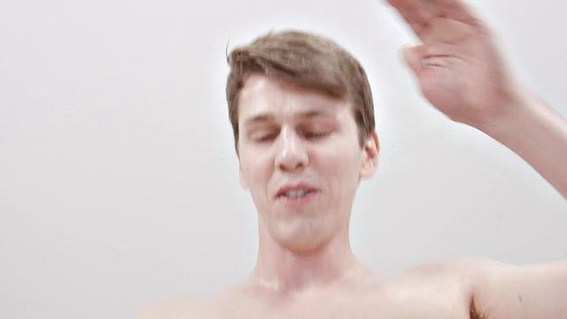 Thumb in His Pristine Asshole