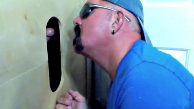 School Principal Cums At A Gloryhole