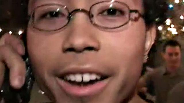 Hot college teen fingers her pussy