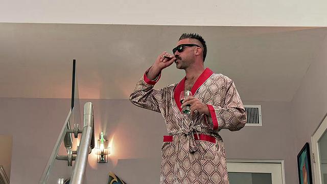 Big Tit Ebony Fucks Her Stepdad After His Wife Leaves