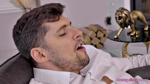 Creampie with big therapist