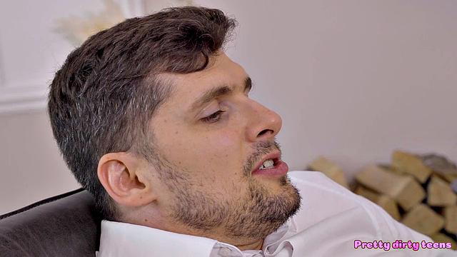 Creampie with big therapist