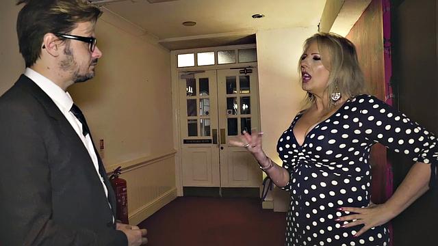 Blonde with pierced nipples gets wild with group sex & face sitting in Episode 1