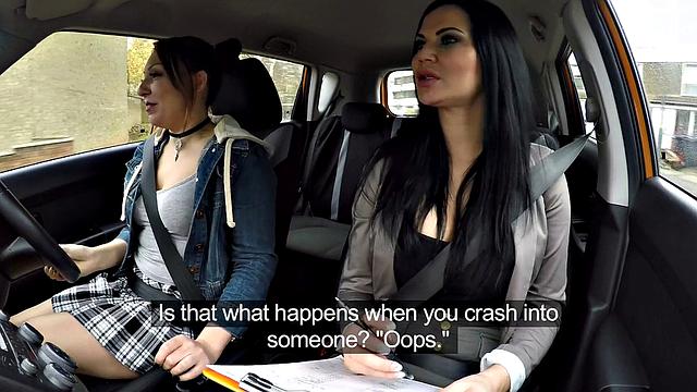 Spoiled Teen Takes Her Driver's Test