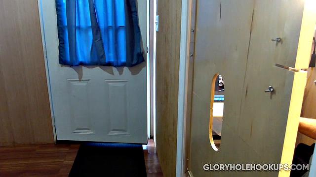 Fat Black Cock in the Gloryhole