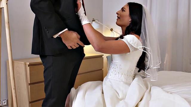 RIM4K. Relaxing with dick inside makes bride bold enough to lick ass