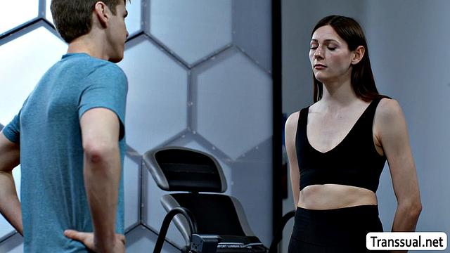 Sucking my clients in the gym early morning