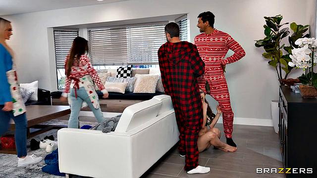 Slutty College Roomie Steals Two at Once