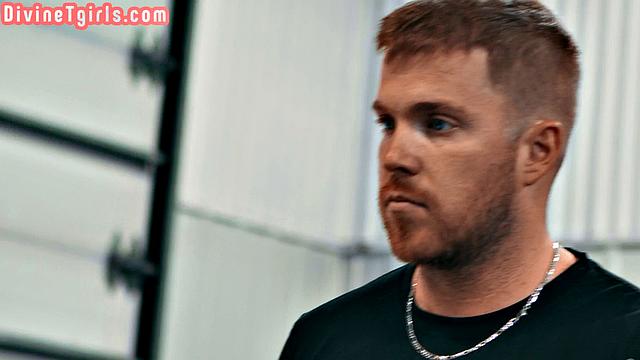 Trans goddess gets her ass stretched by BF