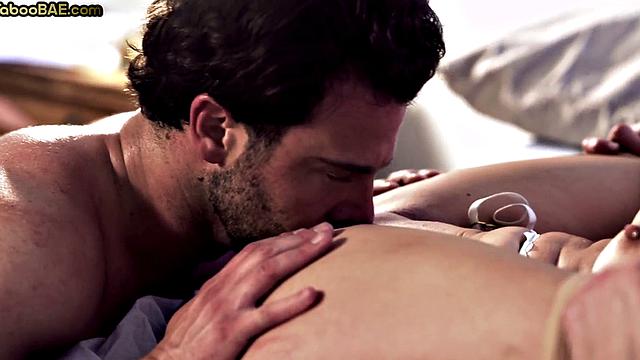 Stunning babe smashed by lover