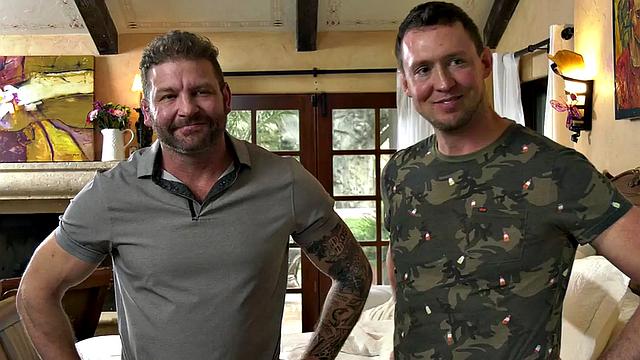 Transsexual drilled wildly in ass by nasty male fuckers