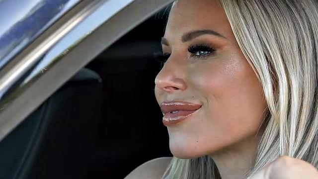 Big Tit Blonde Gets Deepthroated and Plowed by Construction Worker