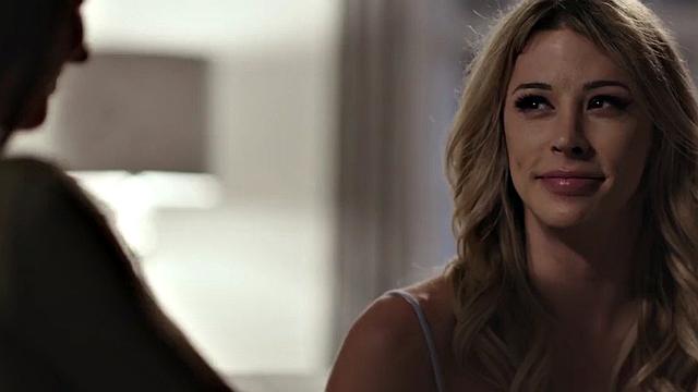 Busty tgirl drilling girlfriends pussy in couple