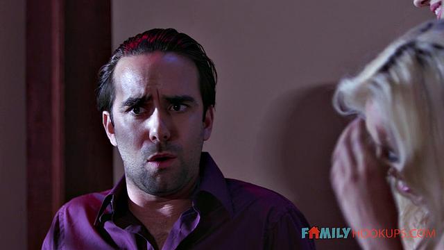 Sexy blonde Lyra Law and Kenna James tag team a hot guy
