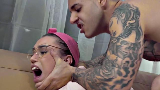 Stunning babe doggystyled by beau