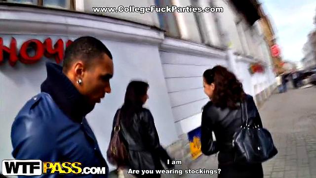 Real college party sex video