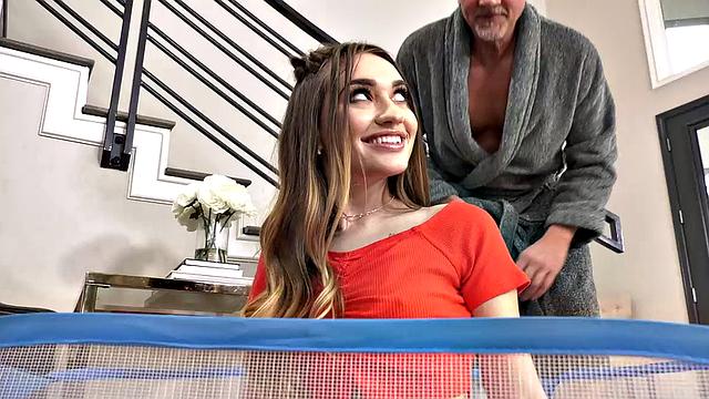 Petite Young Brunette Sera Ryder Plays to Get In Her Tight Pussy