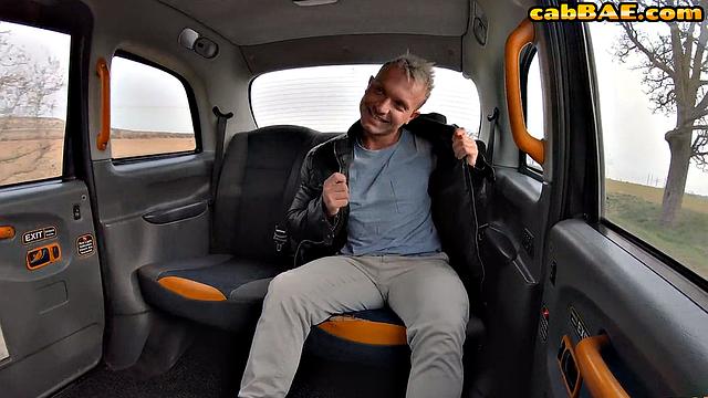 Horny Bigbooty babe doggystyled in a taxi