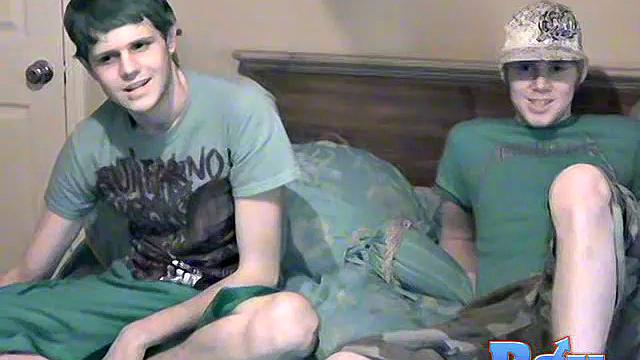 Nathan & Lucas' First Time Together on Camera