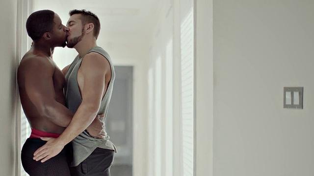 Athletic bbc barebacking tight in interracial duo