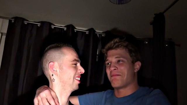 Jockstrap amateur stud gets fucked at home after BJ