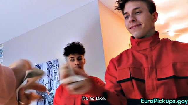 Real coworkers fucked for money