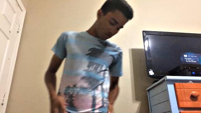 Latin Twink Lucas Stroking Meat
