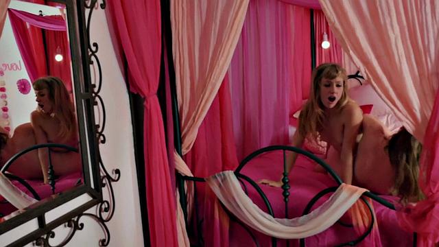 Sexy Pin-Up Pussy gets licked, fingered, and foot fetishized in a hot bodysuit-led lesbian 69