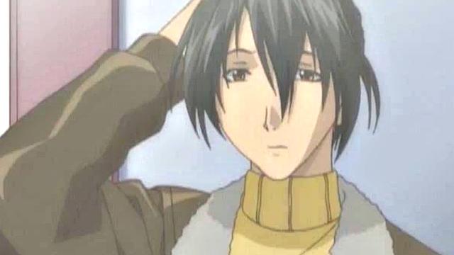 Anime babe gets facialed