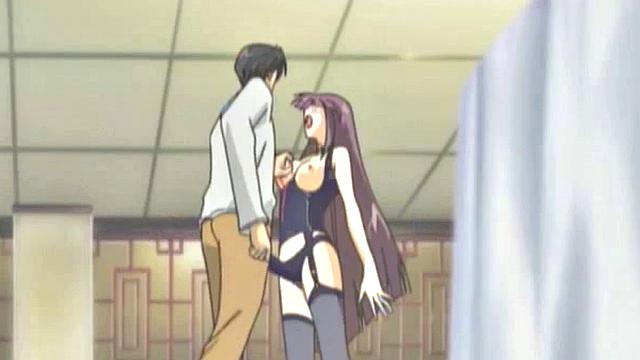 Anime babe gets facialed