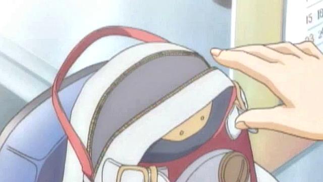 Anime babe gets facialed