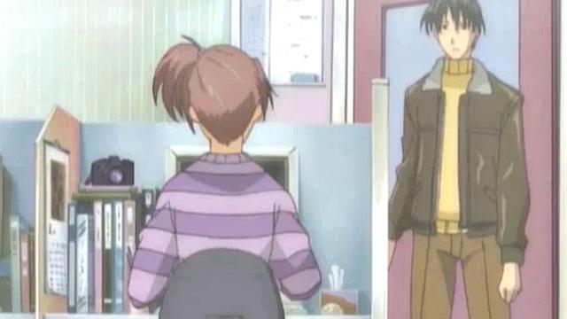 Anime babe gets facialed