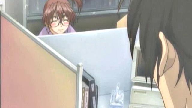 Anime babe gets facialed