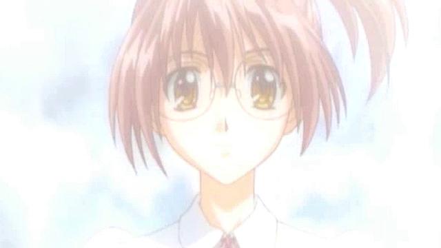 Anime babe gets facialed