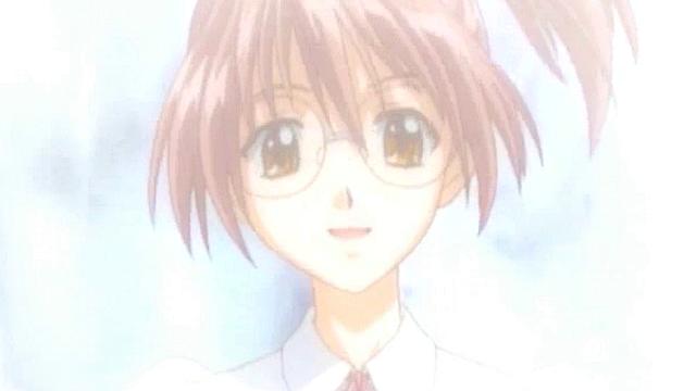 Anime babe gets facialed