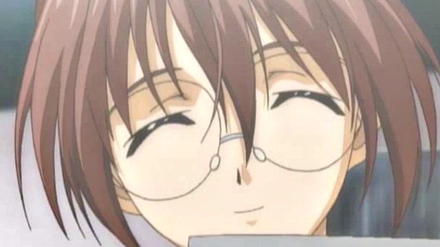 Anime babe gets facialed