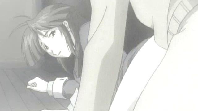 Anime babe gets facialed