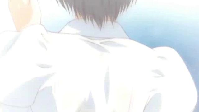 Anime babe gets facialed