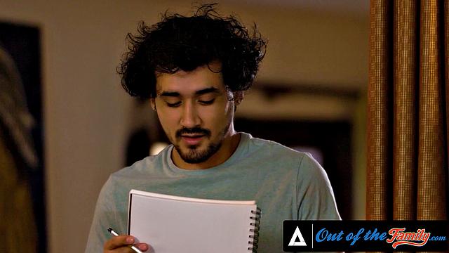 OUT OF THE FAMILY - Stacked MILF RayVeness Rides Her Teen Stepson's Big Dick