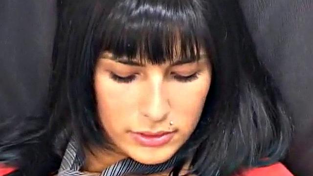 Horny office slut in naughty fun