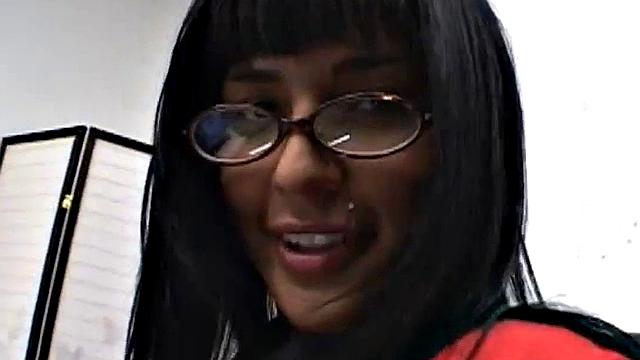 Horny office slut in naughty fun