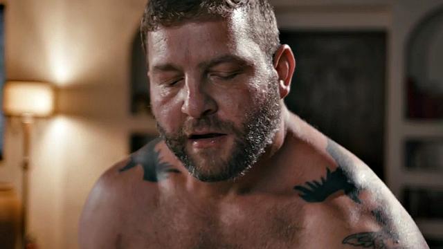 Big trans goddess riding masseur cock in erotic couple