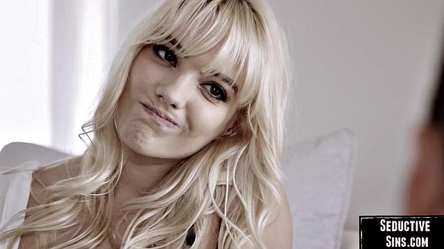 Sexy Lingerie Blonde Gets Pussybanged