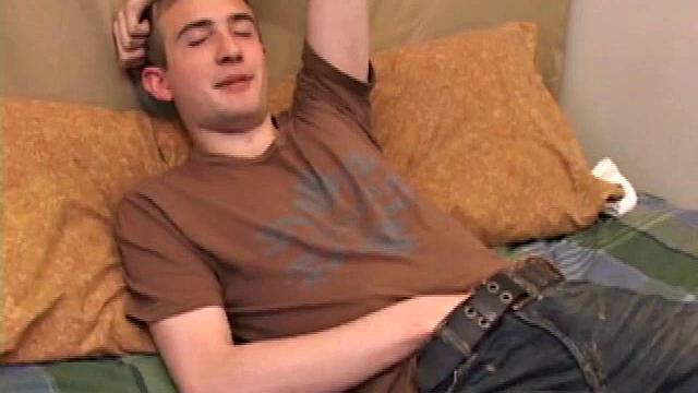 Sweet young Shawn Cohen hasn't gotten fucked in a while and he's super horny