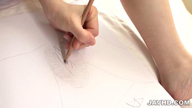 パイパンおまんこスケッチ！中野ありさ