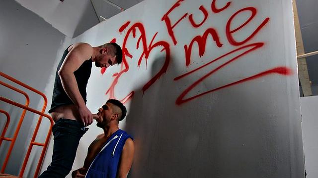 BWC BF barebacks his tattooed stud in a hot, rimming-fueled oral session