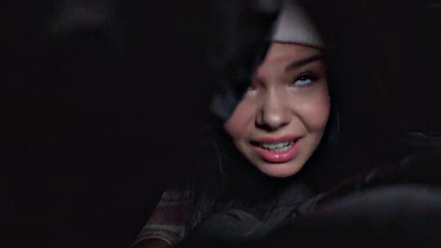 Busty hostel babe pounded and facefucked by Santa