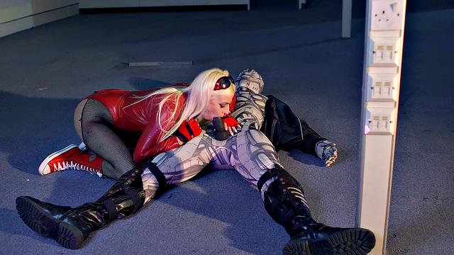 Watch London Knights: A Heroes and Villains XXX Parody Series - Episode 3 - A Sexy French Babe in Blonde Stockings Gives a K