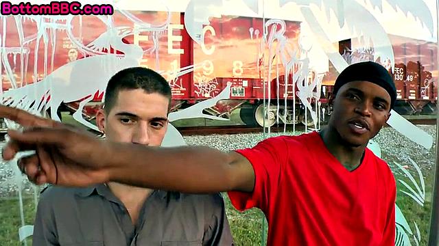 Needed black giving bj to white guy