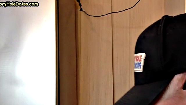 Homemade gloryhole DILF gets banged in closeup video